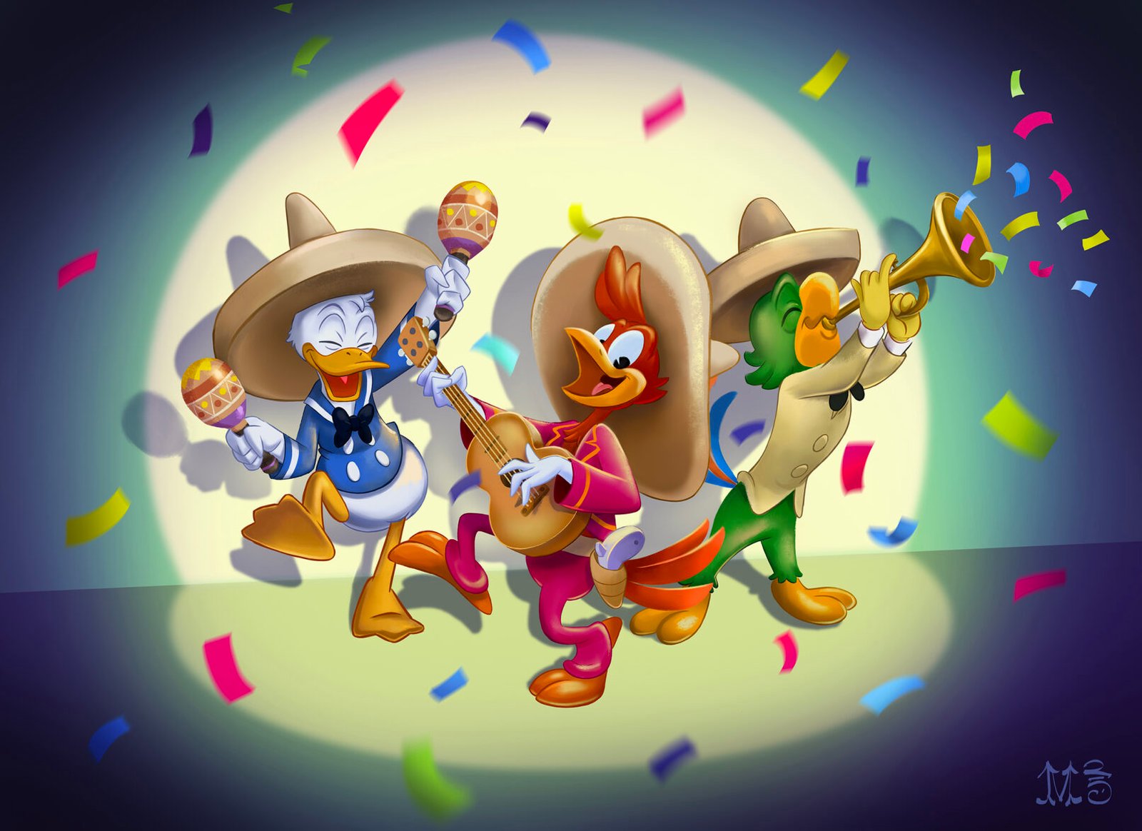Three Caballeros